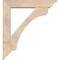 Ekena Millwork Legacy Traditional Smooth Bracket w/ Offset Brace, Douglas Fir, 7 1/2"W x 40"D x 44"H BKT0806X40X44LEC01SDF - alternate 2